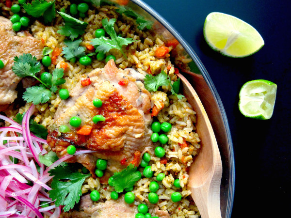 Peruvian Arroz con Pollo