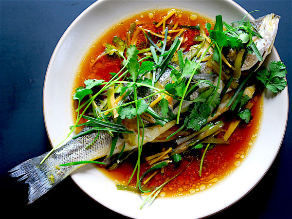 Sudado de Pescado Chifa (Chinese-Peruvian Steamed Fish)