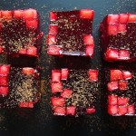 Chicha Morada en Gelatina (Peruvian Purple Corn Jello Shots)