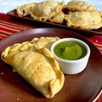 Vegan Beef Empanadas with Aji Verde